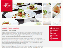 Tablet Screenshot of capellifoods.com.au